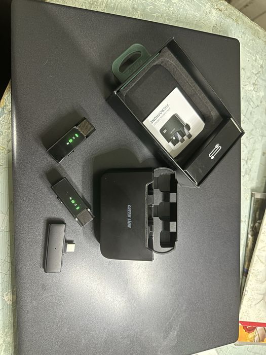 Green Lion brendidan simsiz mikrafon, sifatli masofaviy mikrafon.