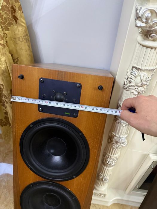 Boxe Chario si statie/ amplificator Denon cu telecomanda sistem audio