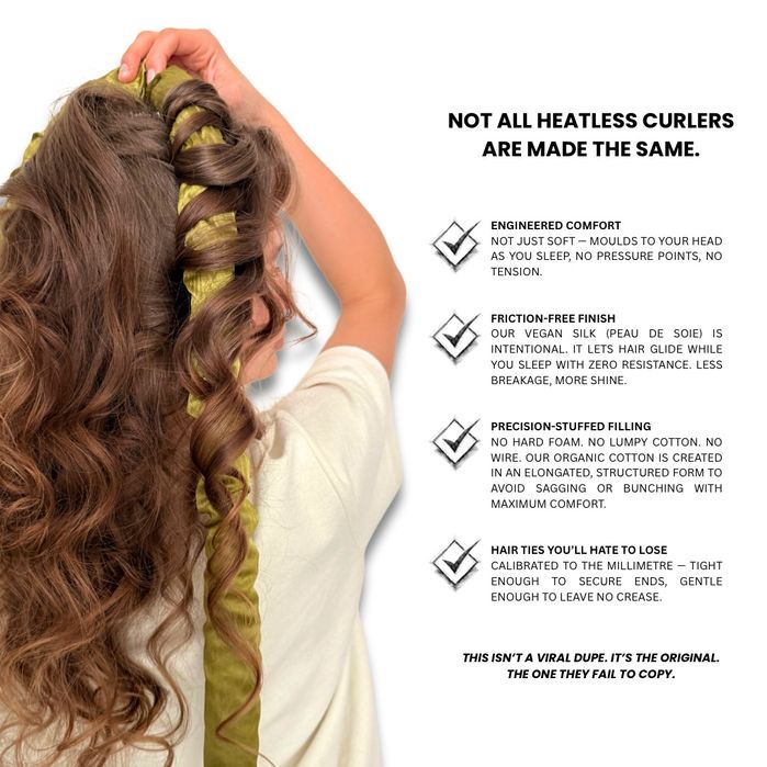 Heatless Curler Eternal Muse Midi + Pieptăn păr ondulat