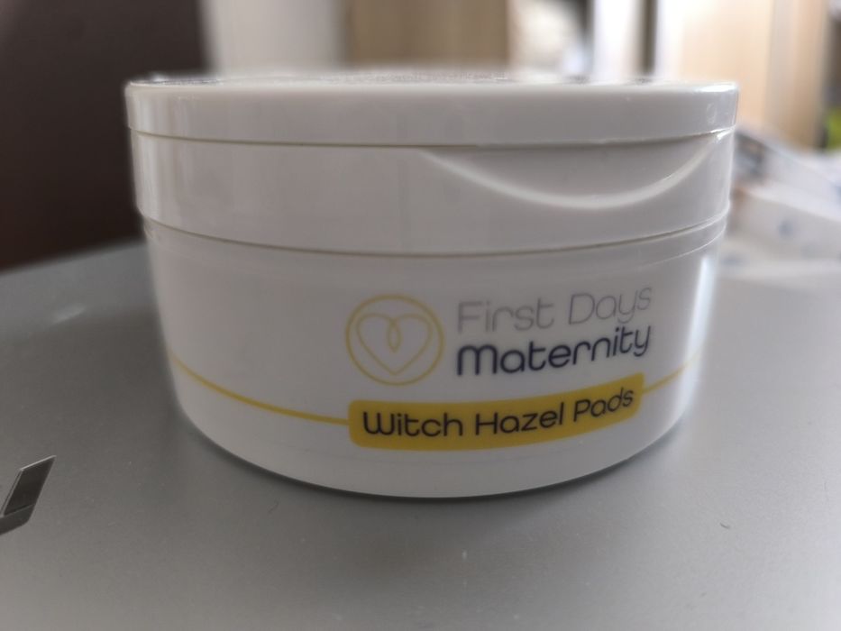 First Days Maternity - Witch Hazel Pads - Памучни тампони с Хамамелис за след раждане и хемороиди