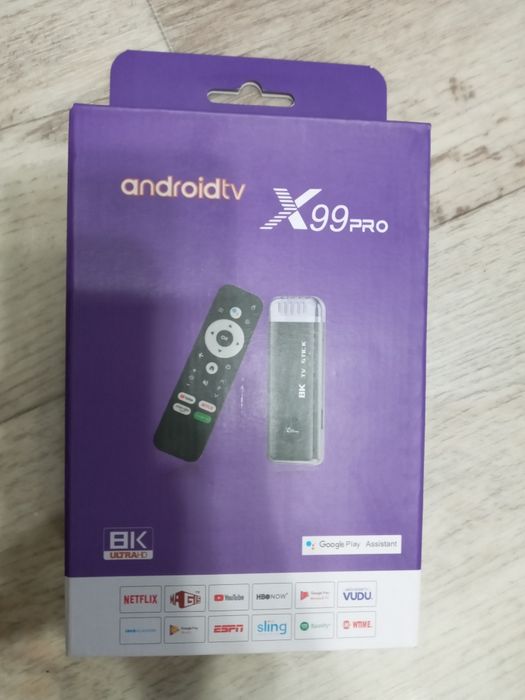 Android TV приставка X99 Pro 8K — почти новая
