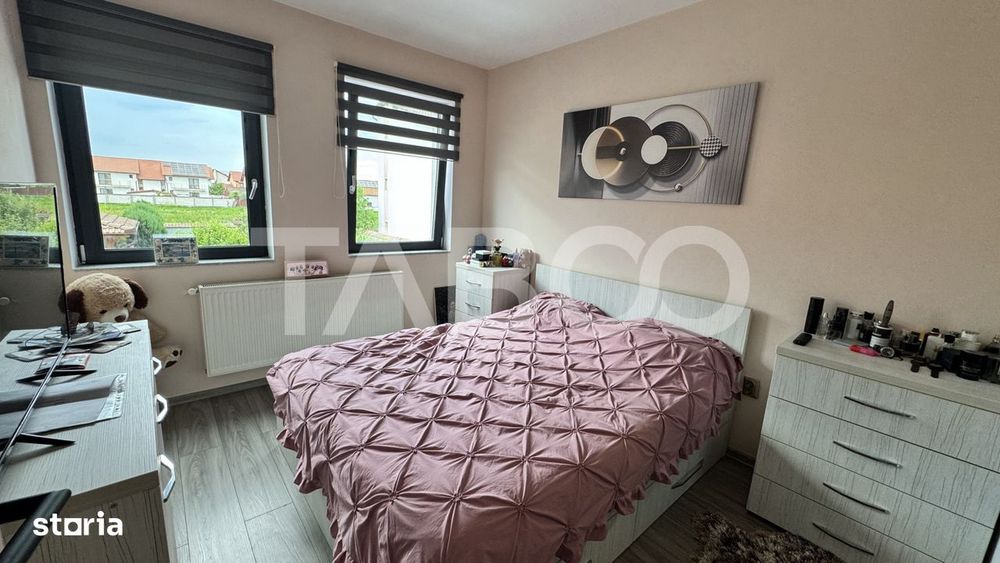 Apartament 3 camere de vanzare 54 MPU MOBILAT UTILAT PARCARE Selimbar — fotografia 3