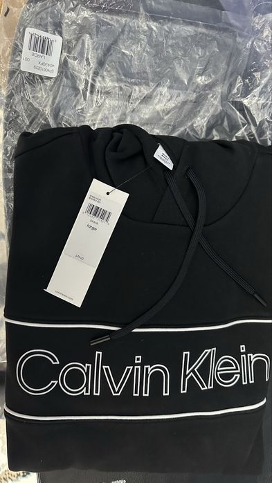 Толстовка худи Calvin Klein logo hoodie. p-L.