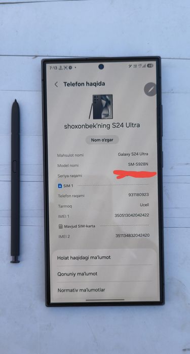 Samsung S24 Ultra
