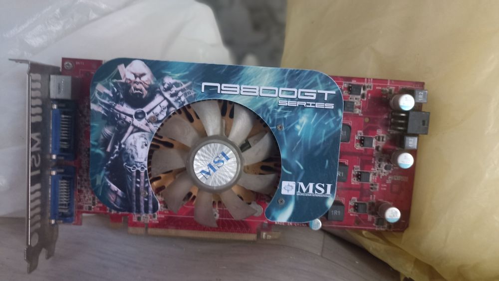 N9800gt 1024mb видеокарта от MSI