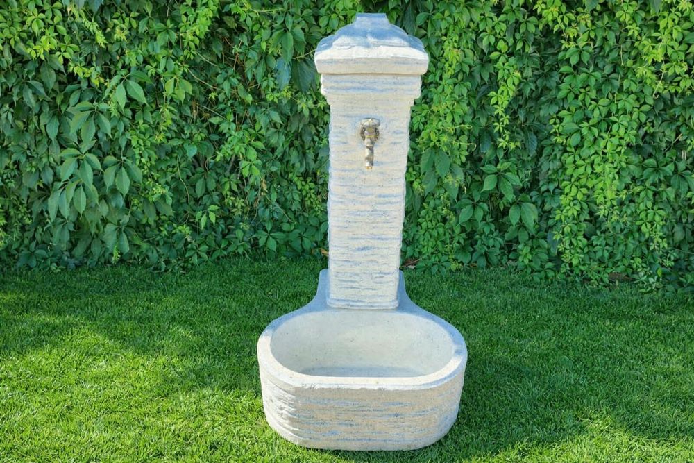 Уникални градински чешми– придайте стил на двора си
