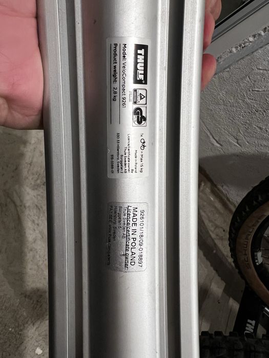 Adaptor suplimentar bicicleta pentru Thule 9261
