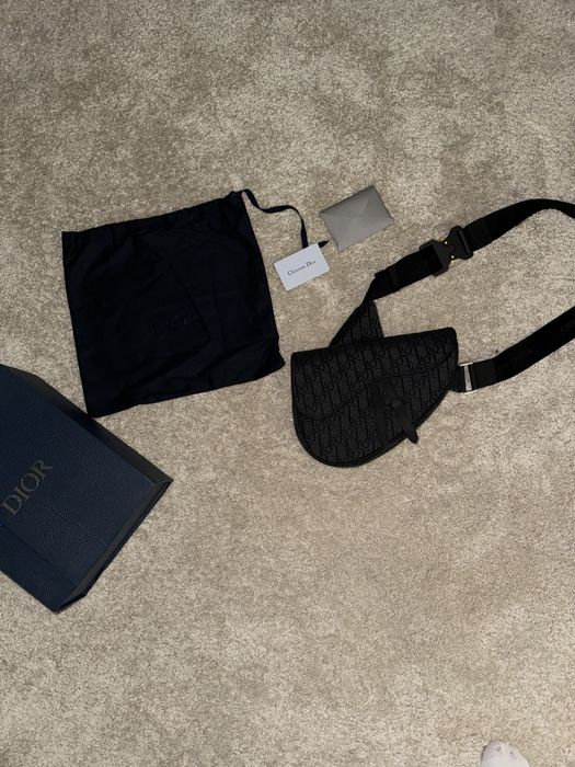 Dior Saddle Bag Oblique Jacquard