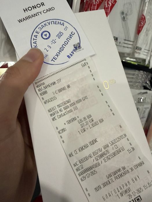 Honor 400 5G 8+8/256  desert gold 22 месеца гаранция от Технополис