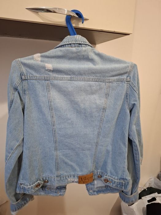 Женская джинсовка укороченная