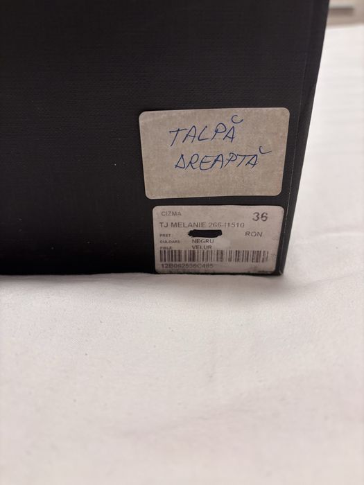 Cizme Musette din piele pana la genunchi