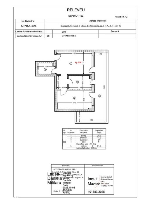 Apartament 2 Camere | Ultimele disponibile | Balcon 22 mp | Bloc Nou |