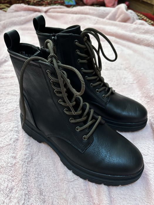 Сапоги зимний кожа