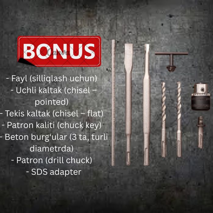 Makita dreli elektrda ishlaydi