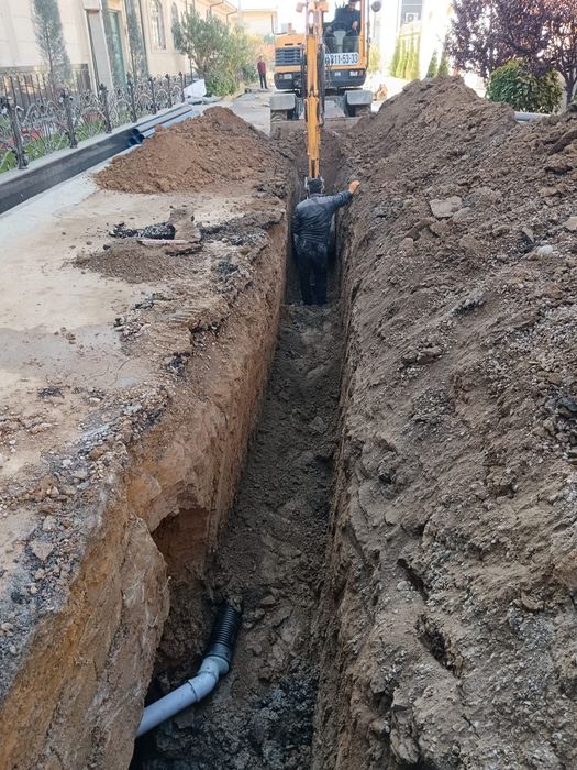 -  Монтаж магистралная канализация и водопровод.
-  дачный септик, лив