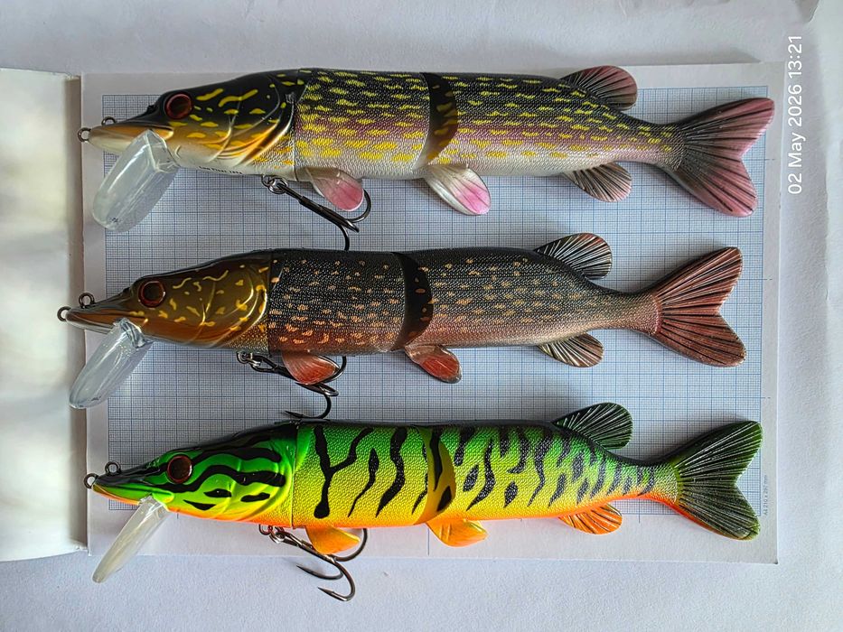Swimbait WESTIN Mike the Pike - 28 cm - 185 g - set 3 bucati