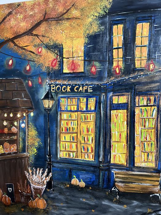 Tablou pictat in acrilic