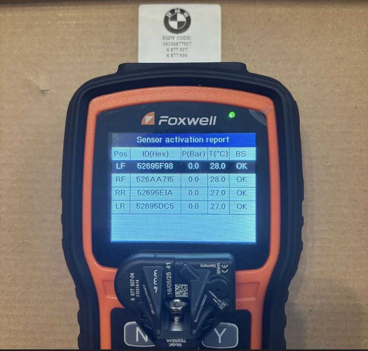 Set senzori presiune roti Bmw seria 1 2 3 4 x1 supra U11 F40 G42 G29