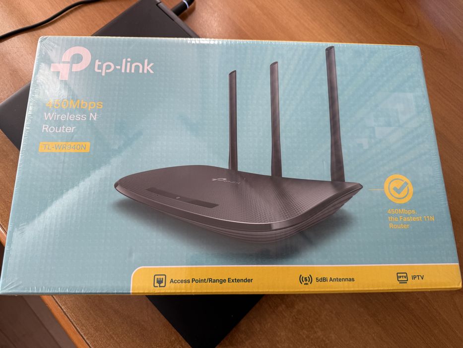 Рутер Router 450 Mbps Wireless Tp Link Нов Запечатен