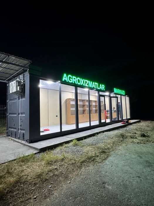 Konteyner domik magazin, ofis, sotuv bo'limi