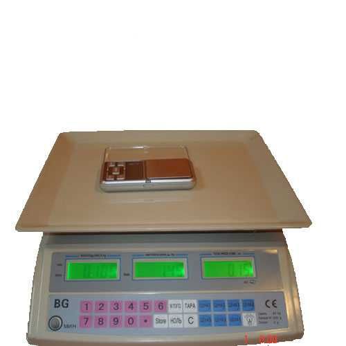 ЯПОНСКА електронна везна до 40 кг Пластмасова тава