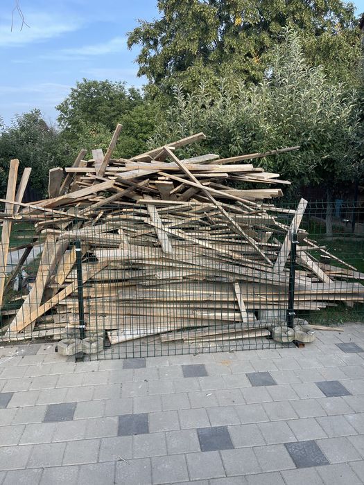 Scandura de brad  pentru foc