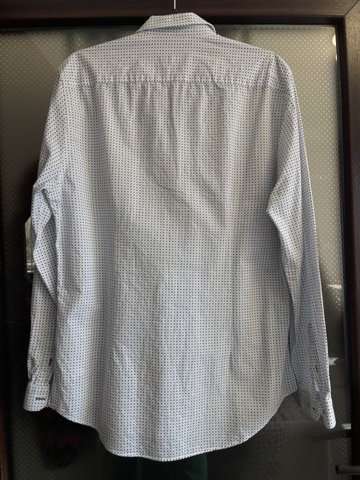 Camasa barbati Zara alba cu model - marimea XL - stare foarte buna