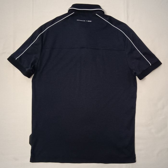 Hugo Boss x Porshe Polo Shirt оригинална тениска L Бос х Порше памучна поло фланелка