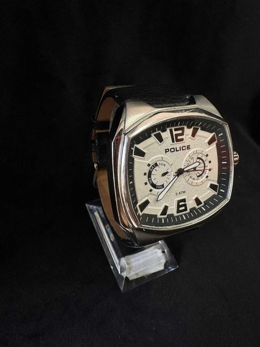 Ceas Police Timepieces 14191J, Multifuncțional, 50mm, Curea Piele – Autentic