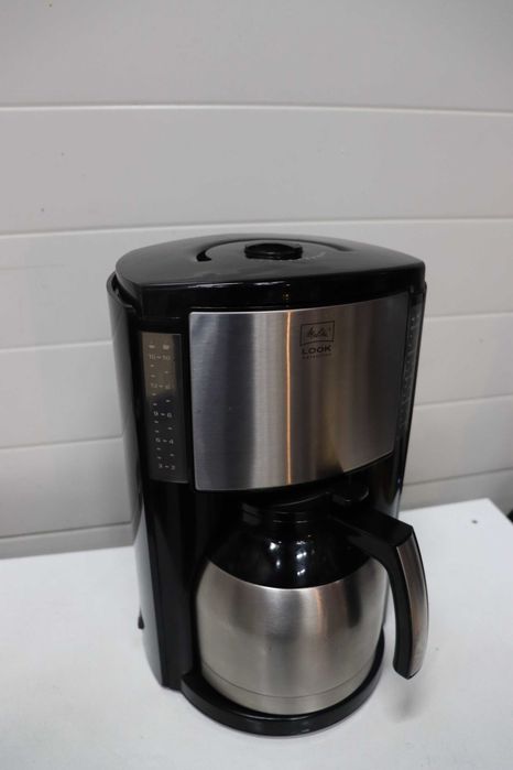 Кафемашина с филтър Melitta Look Therm Selection - черна и сребриста