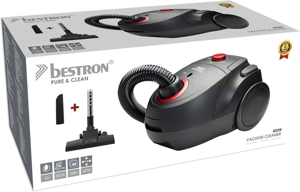 Прахосмукачка с торба Bestron ABG450BSE Blue 750W ABG450ZRE
