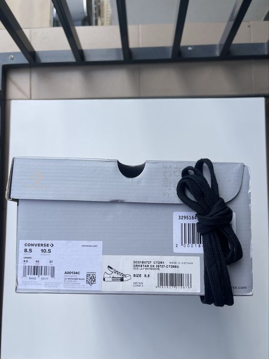 Rick Owens x Converse DRKSHDW DRKSTAR Chuck 70 Low размер 42