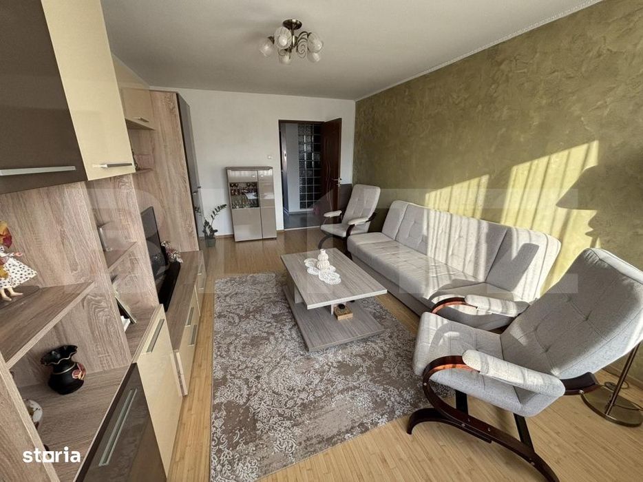 Apartament cu 3 camere, complet mobilat si utilat, 70 mp, zona Tudor