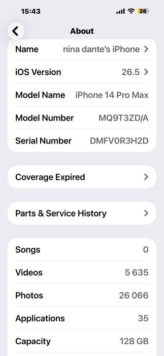 Iphone 14 Pro Max 128 GB
