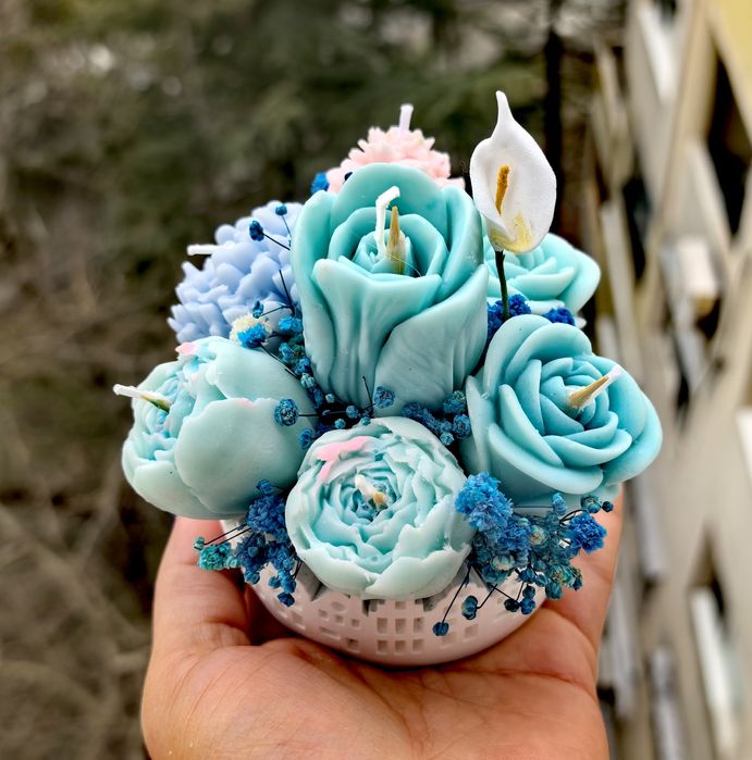 Букети от соеви цветя