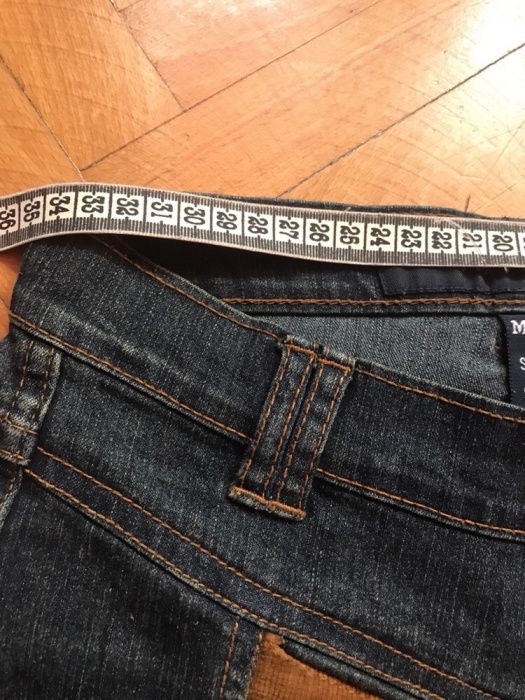 Blugi 3 sfert cu catifea