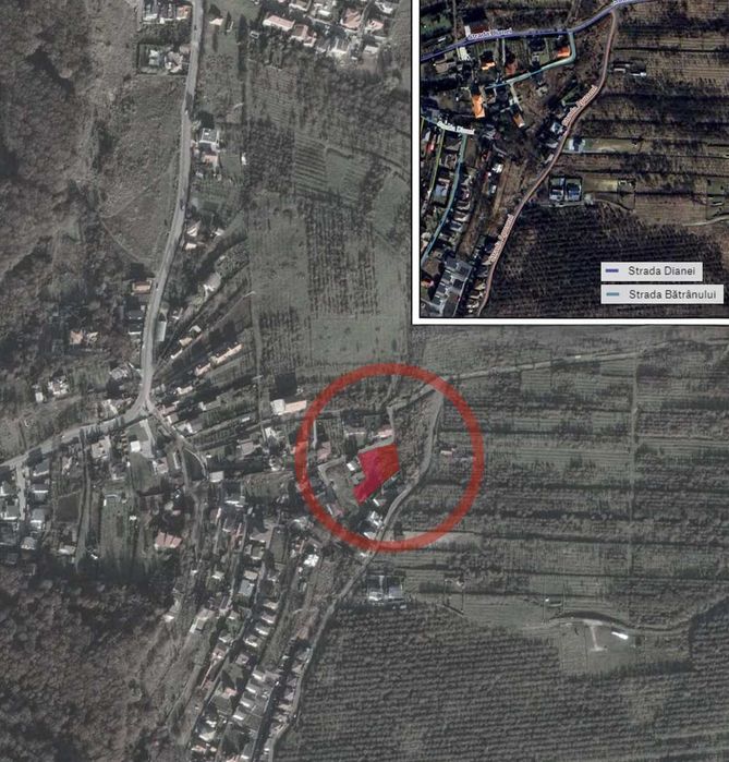 Teren 700 mp în Făget–Feleacu, Strada Dianei | CU + proiect DTAC inclus