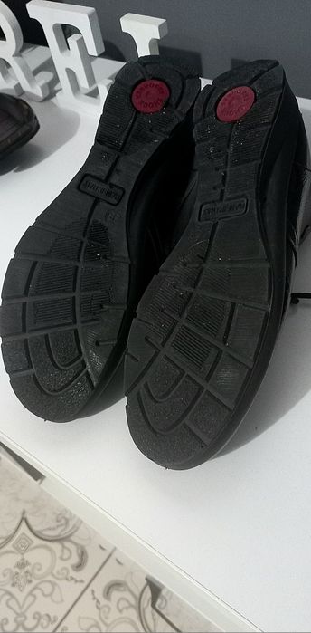 Ghete damă. IMAC din piele naturală lăcuită, burgundy