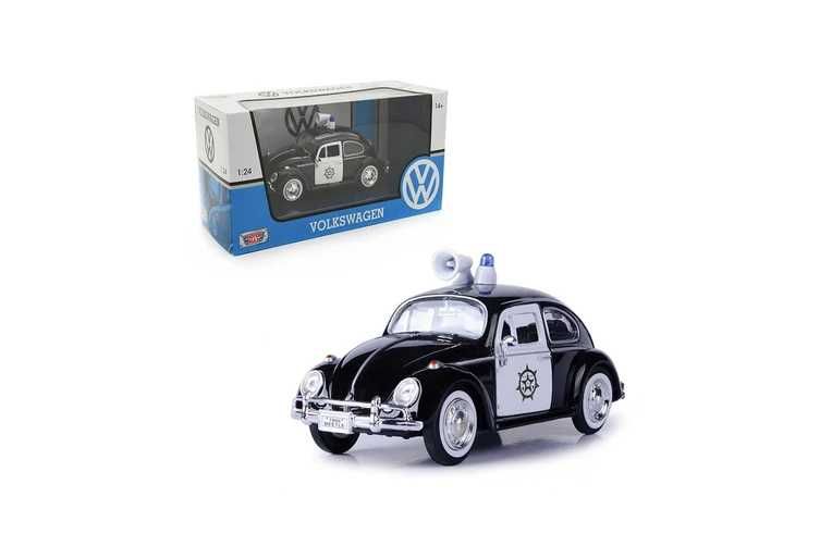 Метална полицейска кола Volkswagen 1:24 Beetle 1966 Фолксваген Бийтъл