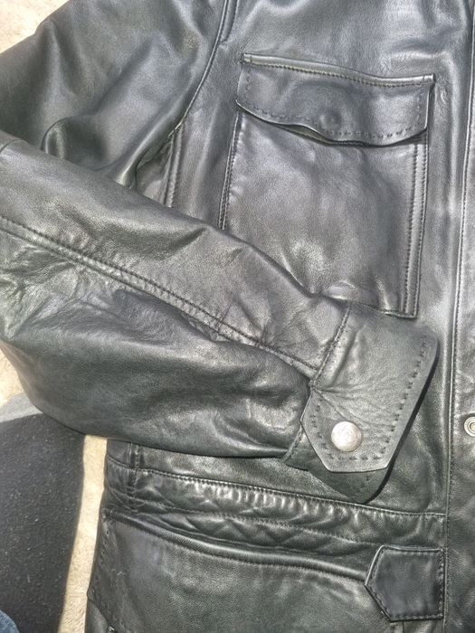 Мъжко кожено яке Massimo dutti