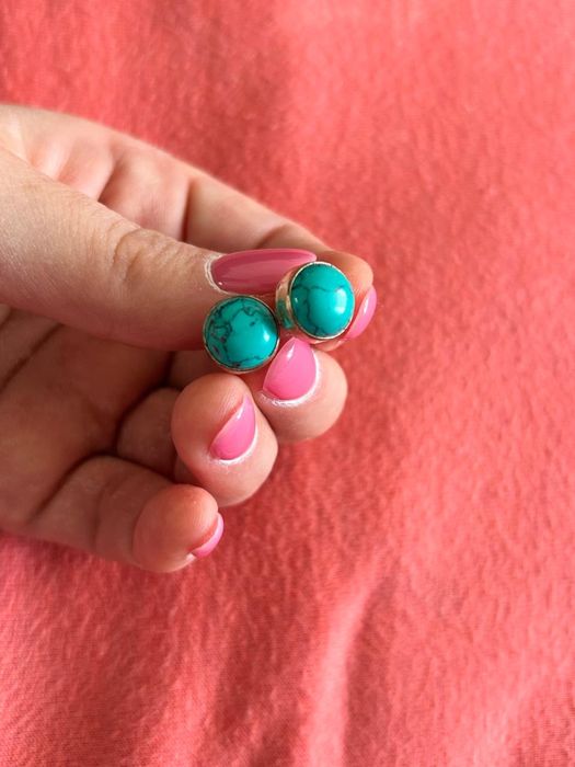 Бирюзовые серьги