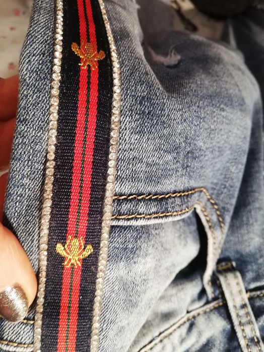 Дънки с камъчета Armani Нови!