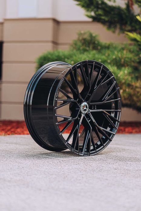 Jante Roti Mercedes R20 5x112 Black S Class E Class C Class CLS CLA CL SL ML GLA GLC GLK GLE GL W22