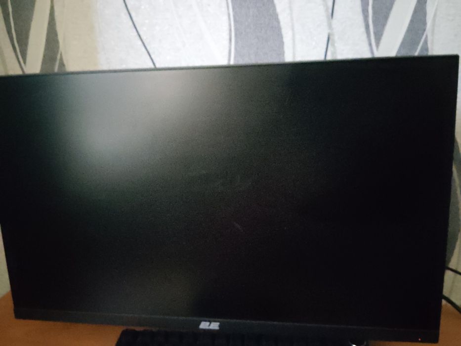 Монитор 23.8" 2E Gaming G2423B, Black, IPS с трещиной