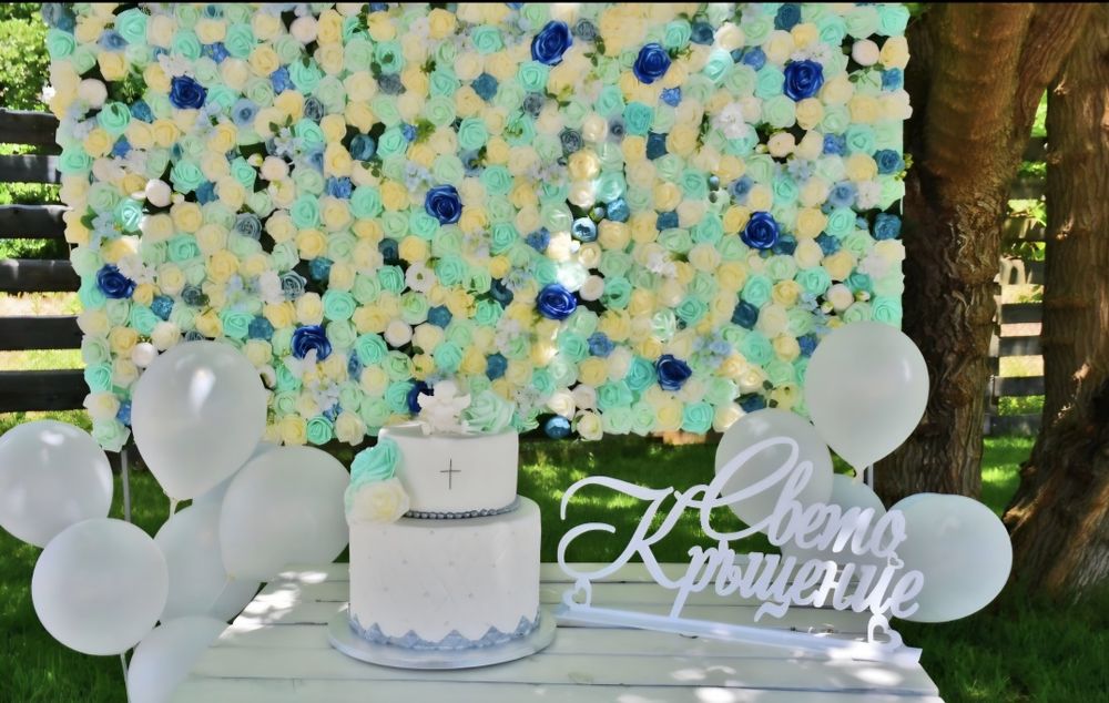 Под наем Декоративна стена от цветя, арка, фон