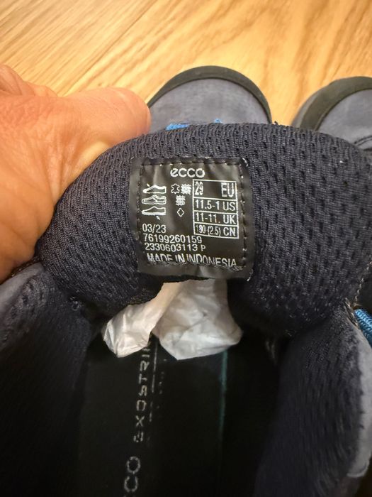 Ghete ECCO Exostrike Kids albastru 29