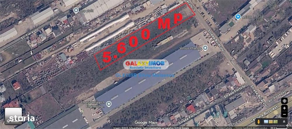 Mogosoaia 5.600 Mp industrial str. Buiacului