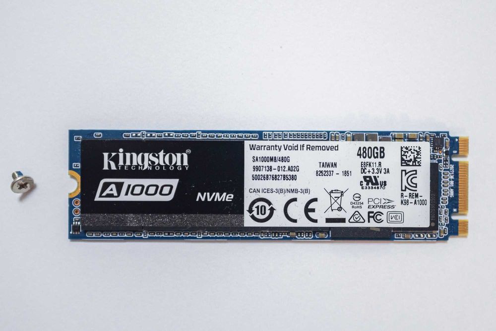 SSD M.2 480 Kingston A1000 480GB M.2 PCIe SA1000M8/480G