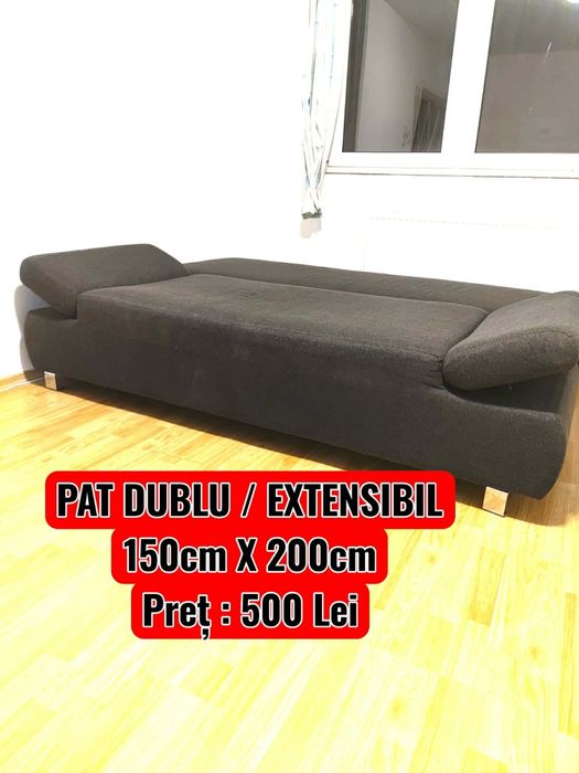 Pat dublu / extensibil - 500 Lei , Carei / Nagykaroly