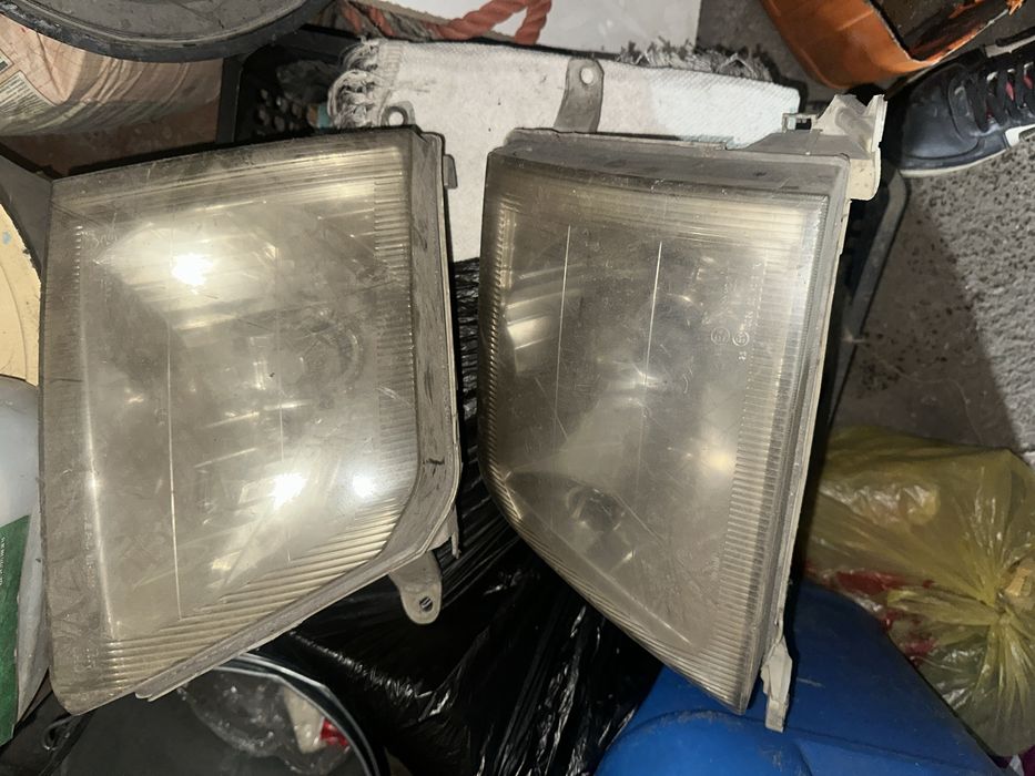 Кенгурятник Прадо и фары пара